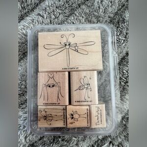 Stampin’ Up Cute As A Bug 2003 Set of 6 Stamps